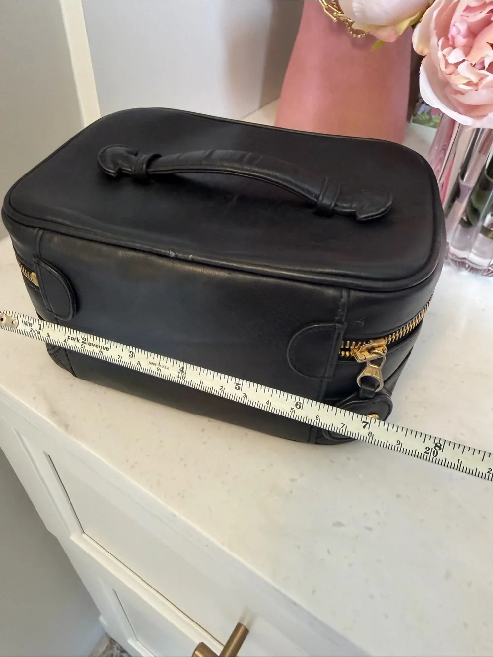 Chanel Black Leather Travel Jewelry Case - Home Storage & Organization